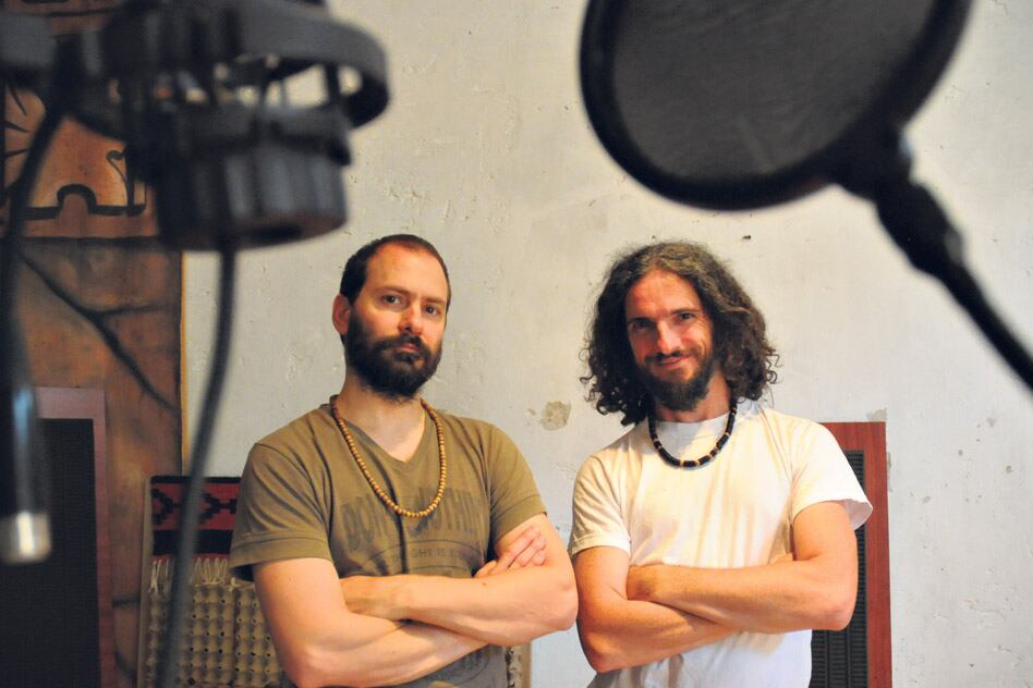 Andrés Fariña y Agustín Ronconi, de Arbolito y de Acido Criollo.