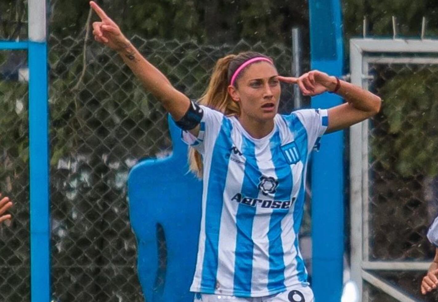 La joven Rocío Bueno, de 29 años, se inició en el fútbol a los seis años. Foto: Instagram/Rocio Bueno