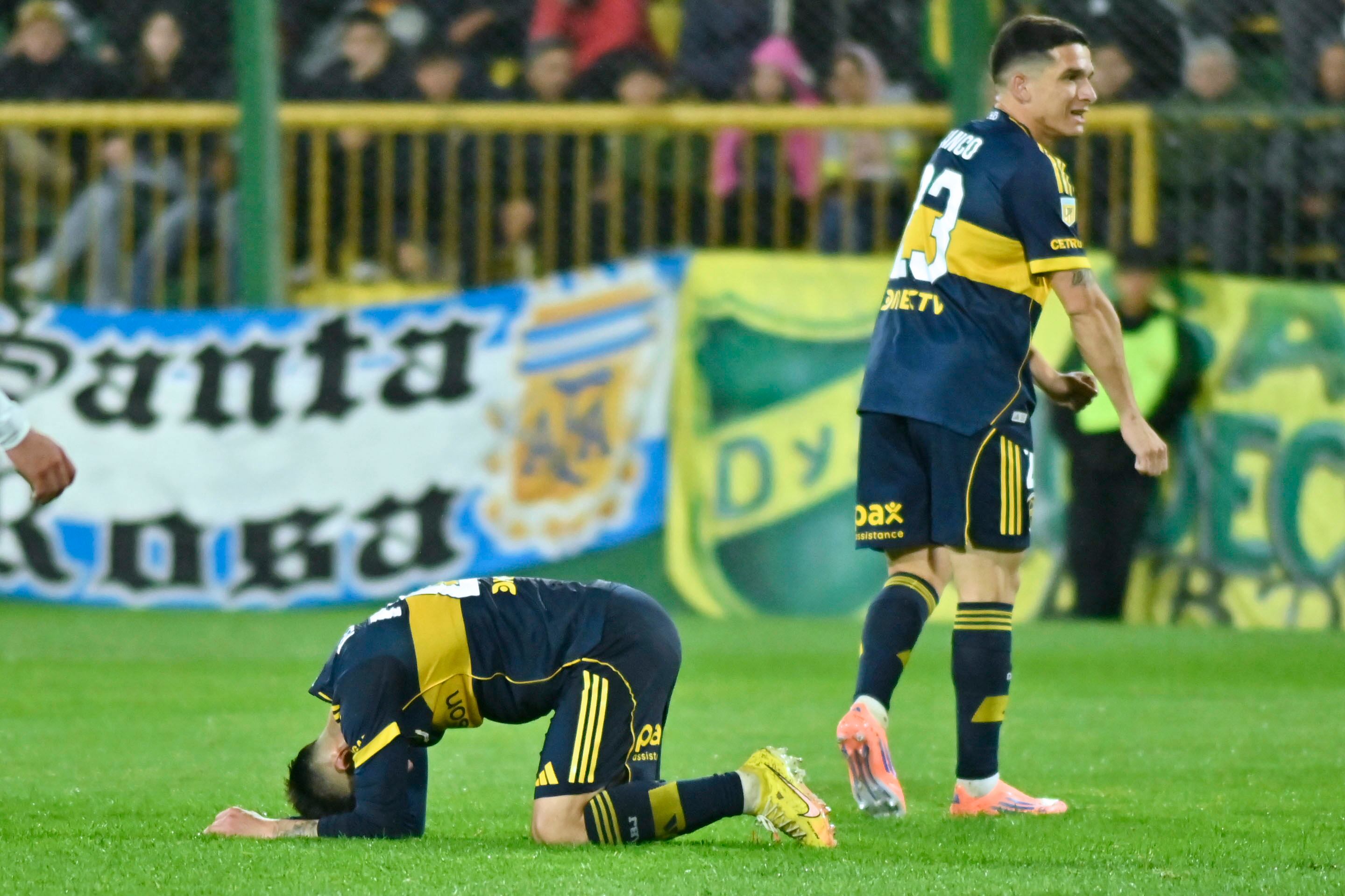 Una postal más que elocuente de la caída de Boca en Florencio Varela