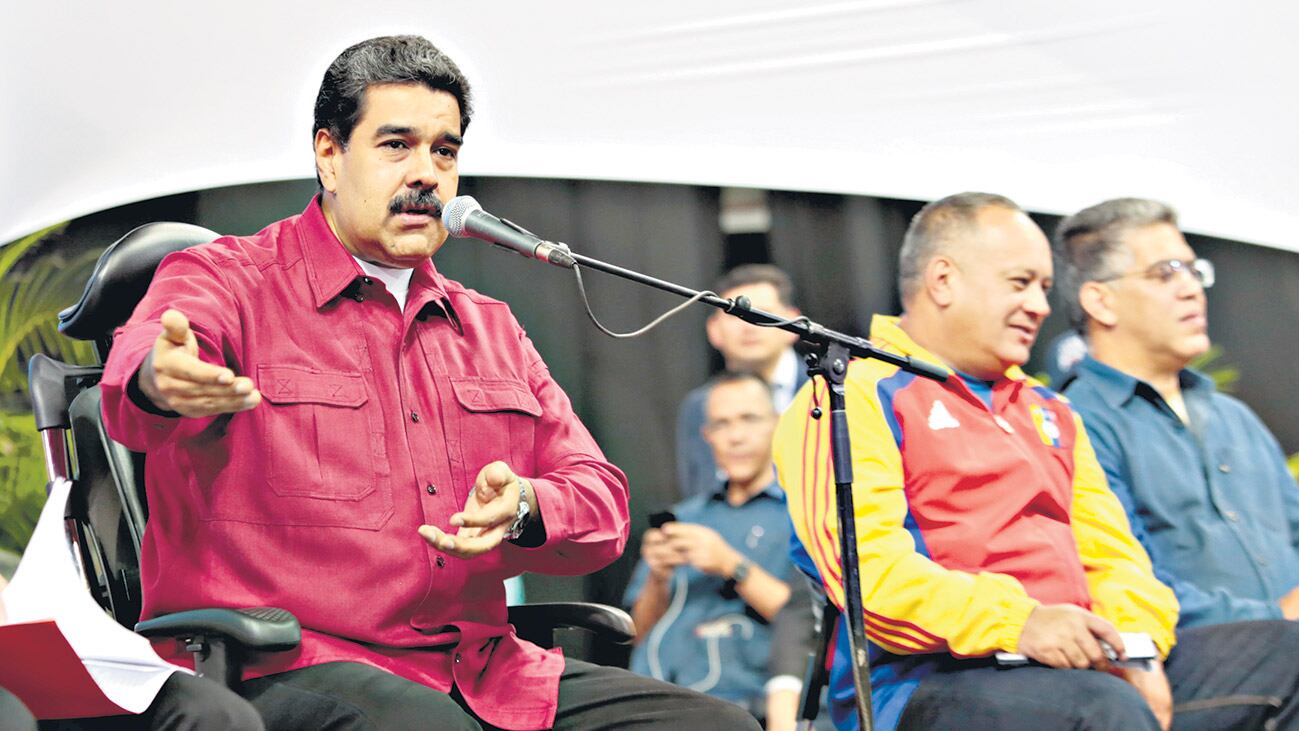 El presidente de Venezuela, Nicolás Maduro, blanco de las críticas macristas en plena campaña electoral.