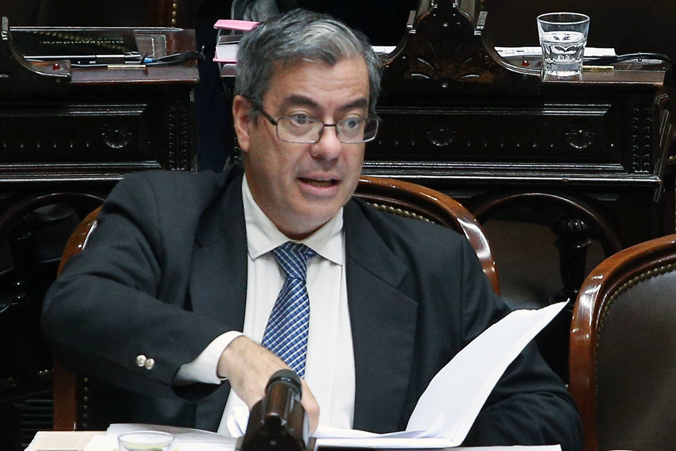 Germán Martínez, jefe del bloque de Unión por la Patria en Diputados.