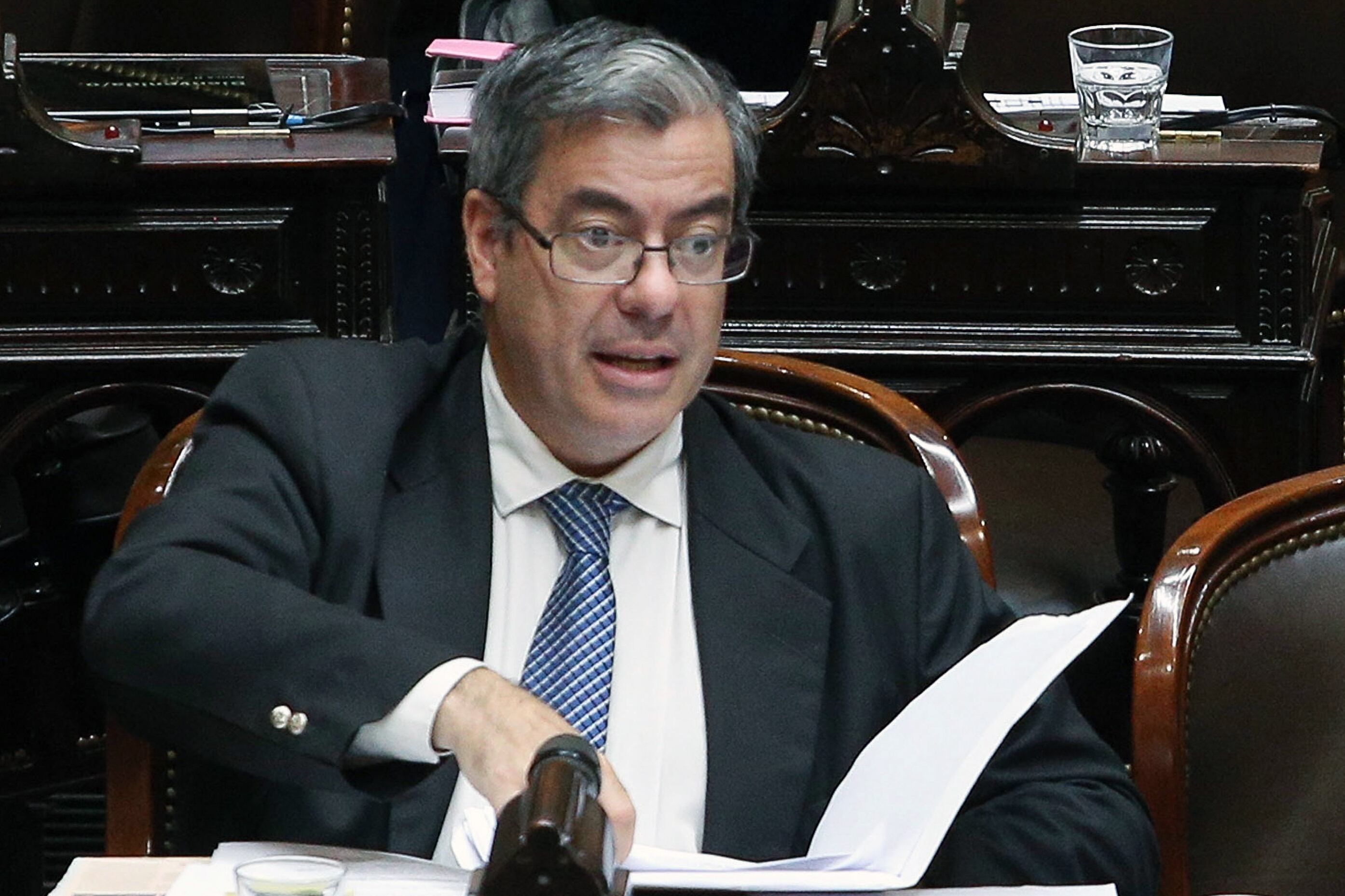 Germán Martínez, jefe del bloque de Unión por la Patria en Diputados.