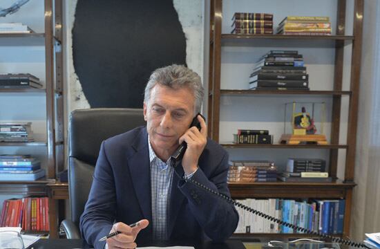 Como paso previo al encuentro, en febrero Macri habló por teléfono con Trump.