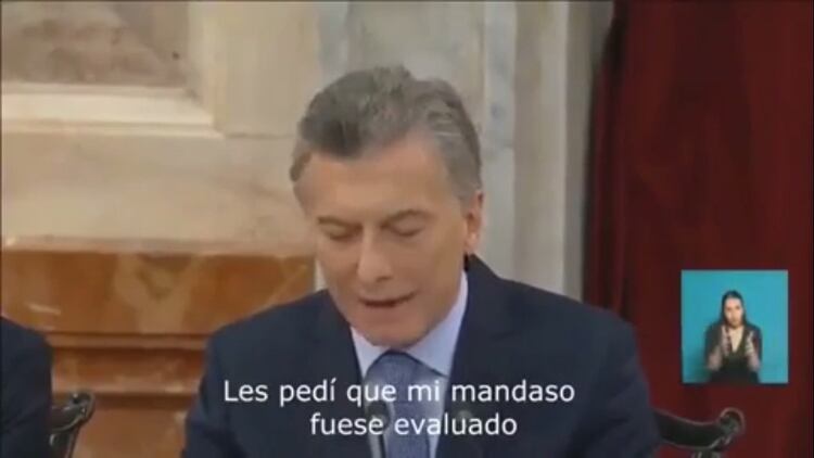 Macri abrió las sesiones del Congreso por última vez en su mandato el pasado 1º de marzo.