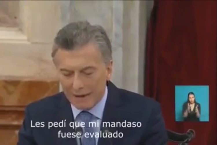 Macri abrió las sesiones del Congreso por última vez en su mandato el pasado 1º de marzo.
