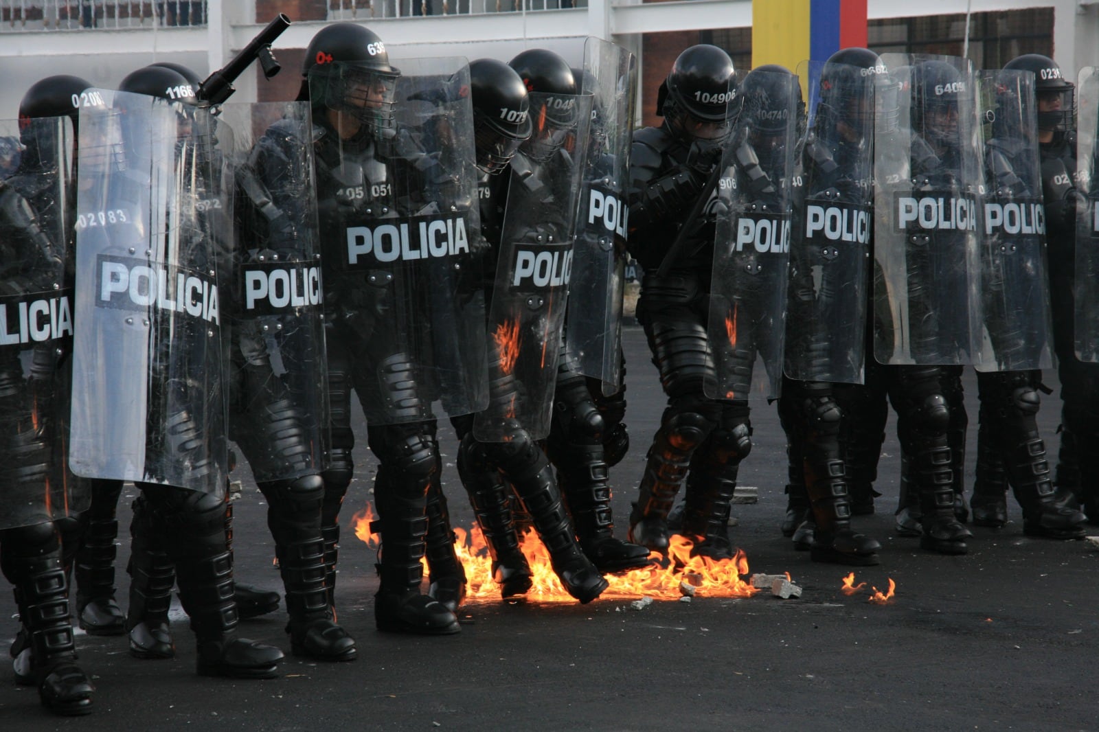 Policía Antidisturbios de Colombia / oficial