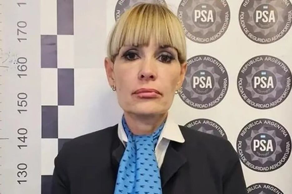 Daniela Carbone, la tripulante de cabina que realizó la amenaza de bomba en el vuelo AR1302, con destino a Miami, el 21 de mayo pasado.