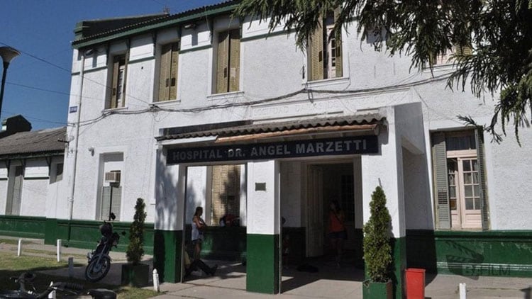 El hospital de Cañuelas, escenario de un hecho que sorprendió a todos.
