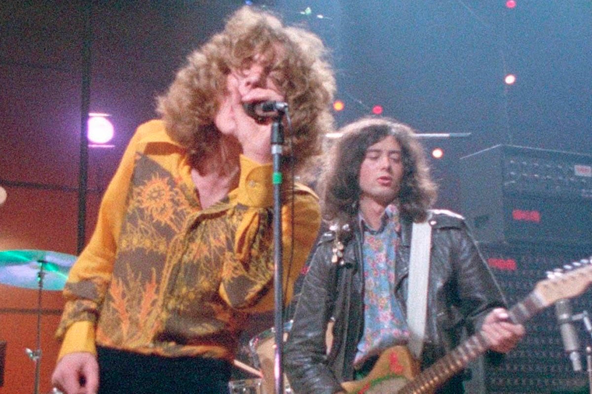 Robert Plant y Jimmy Page, voz y guitarra de un nombre clásico del rock