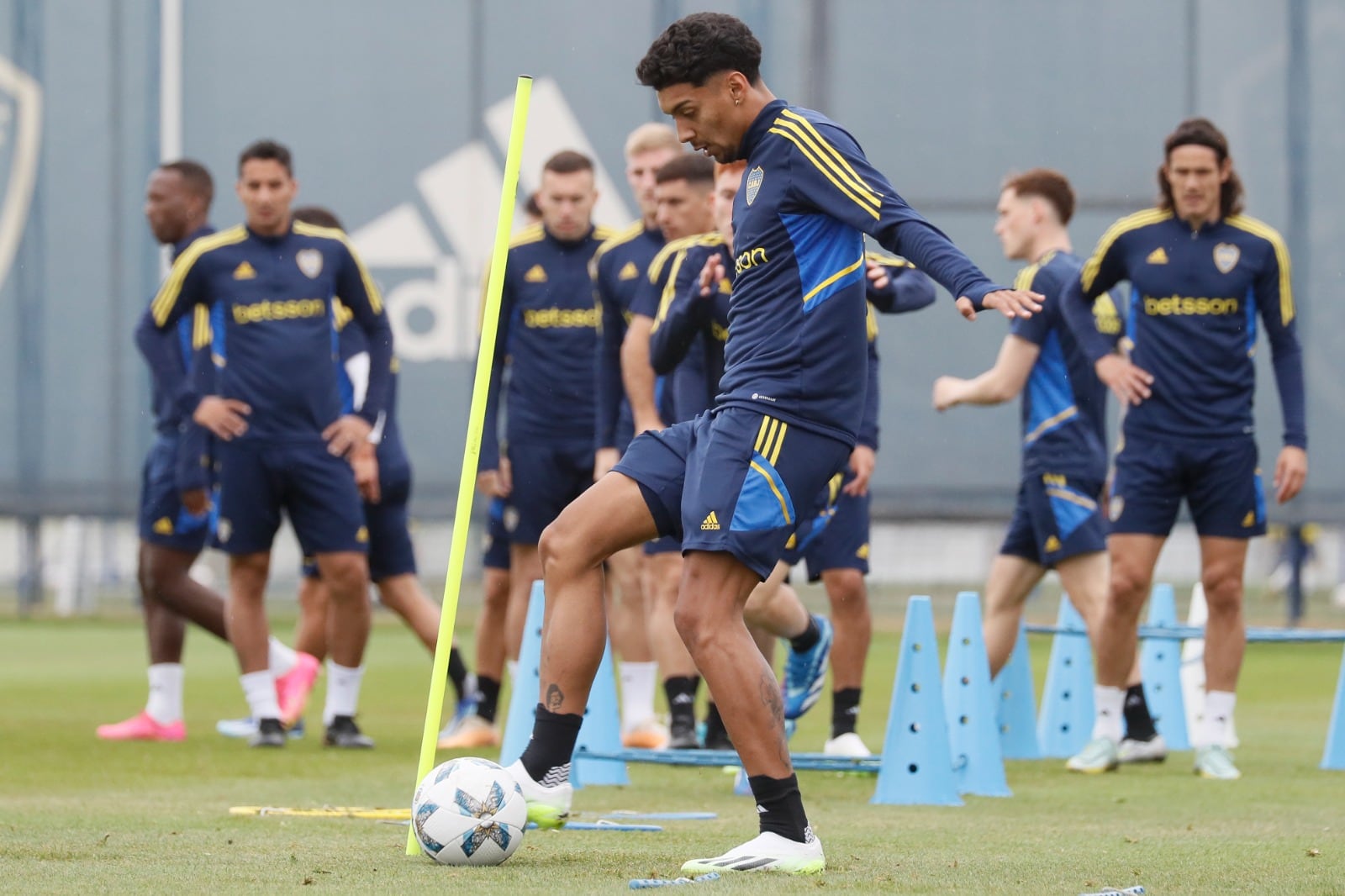 Entramiento de Boca.