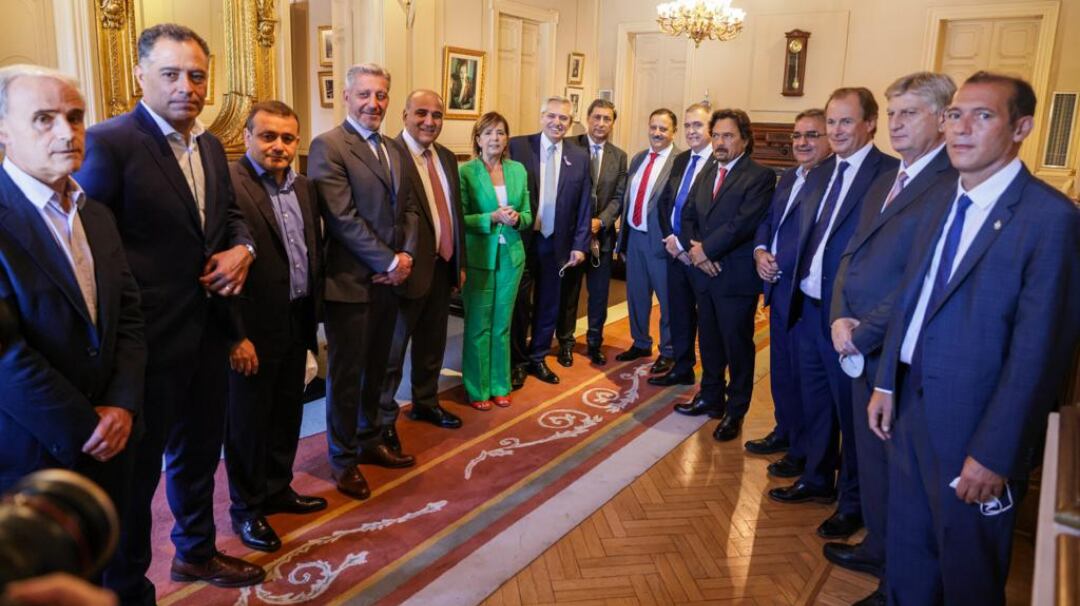 El presidente con los gobernadores 