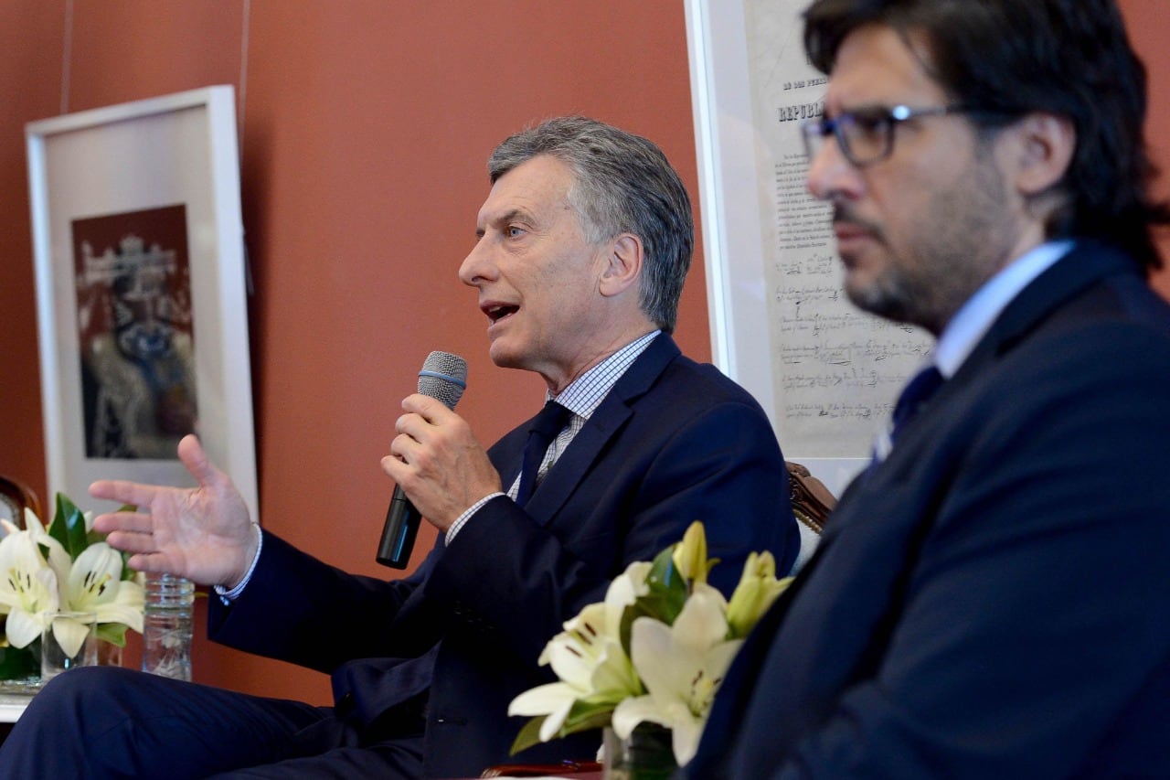 Mauricio Macri y Germán Garavano, dos a juzgarse.
