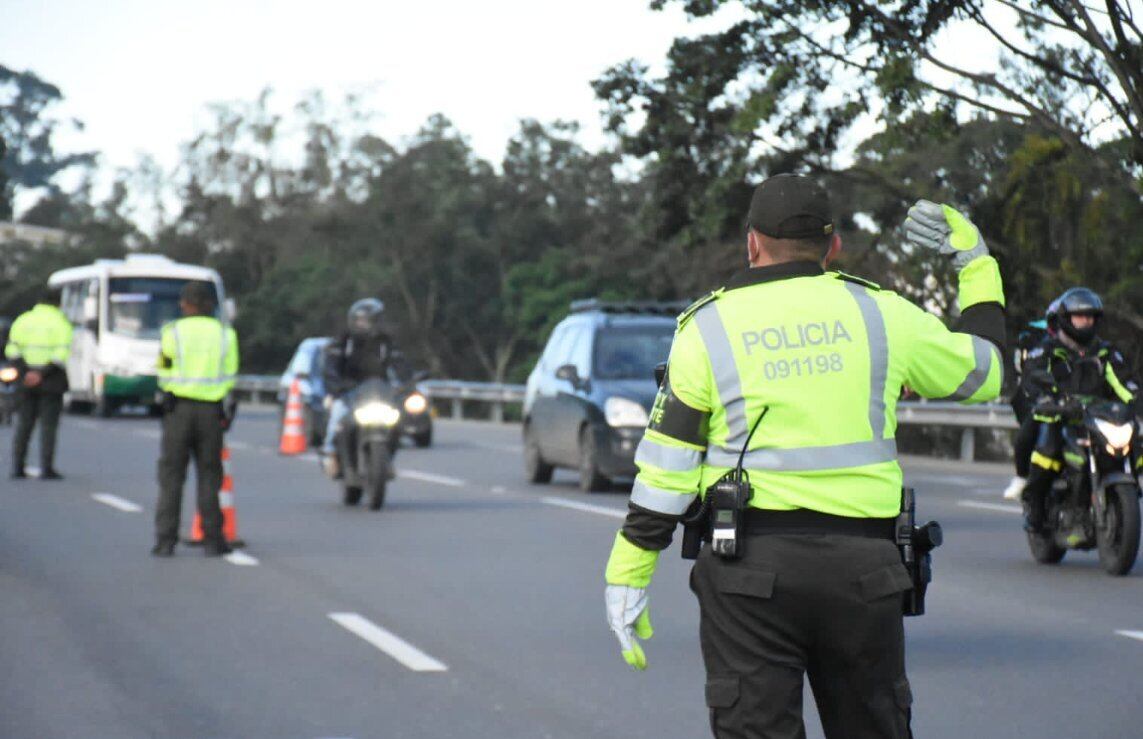 Policías de Colombia en las calles / Twitter de la Policía de Colombia