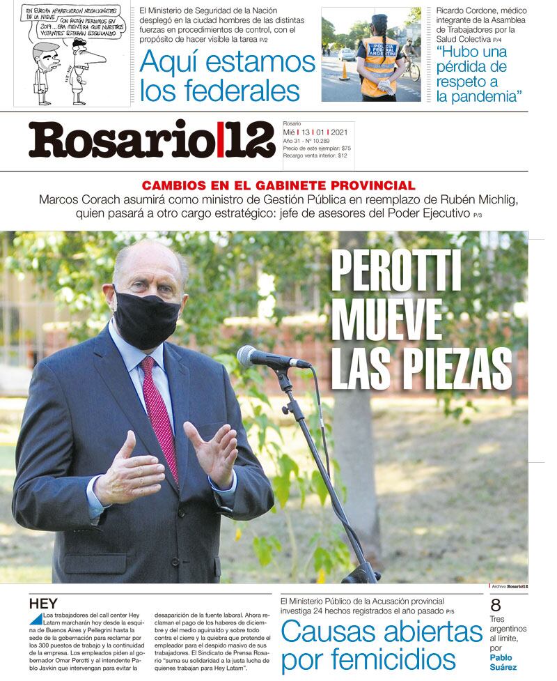 PEROTTI MUEVE LAS PIEZAS - 12/01/2021