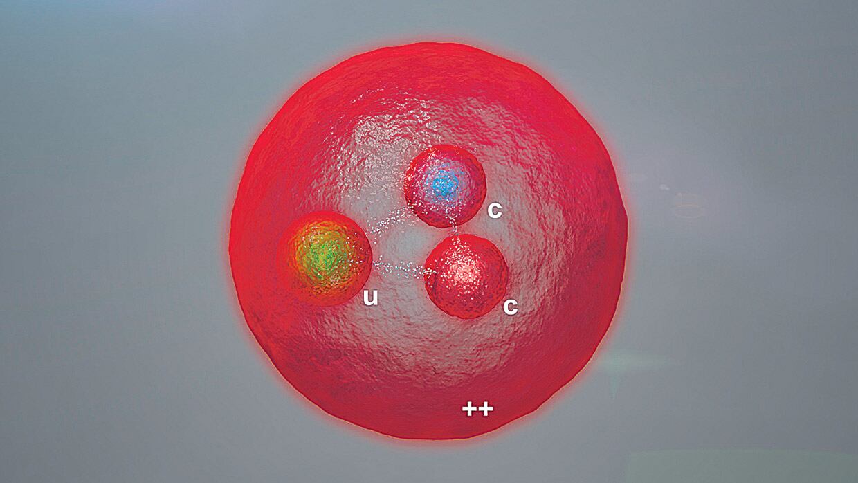 El gran colisionador de hadrones del Centro Europeo de Física de Partículas (CERN) permitió observar una partícula con dos quarks pesados, los “c”.