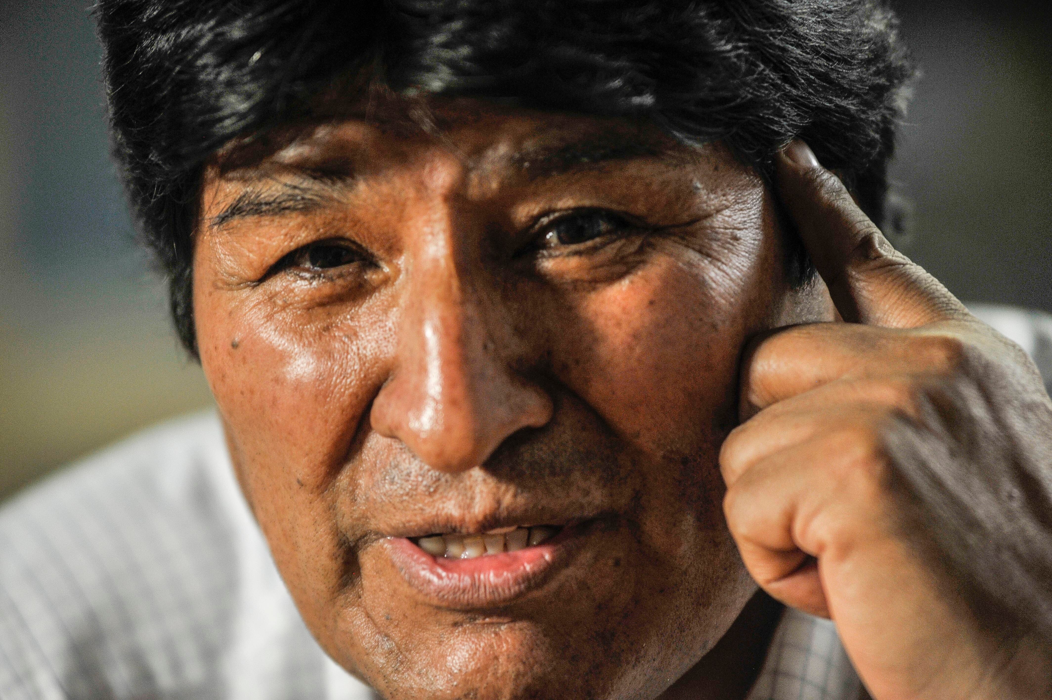 Moralescriticó a Trumpo por su apoyo al gobierno de facto.