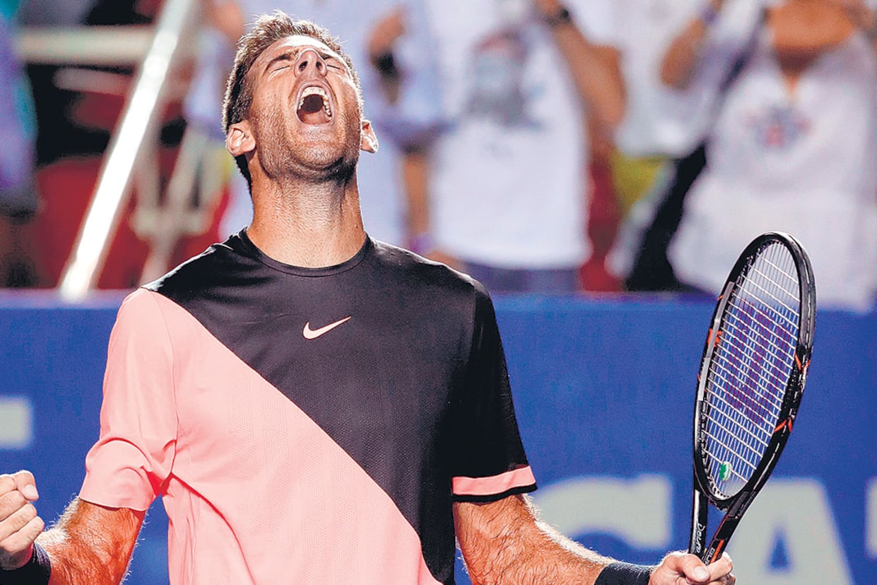 Delpo festeja su 4º triunfo sobre Thiem, flamante campeón en Buenos Aires.