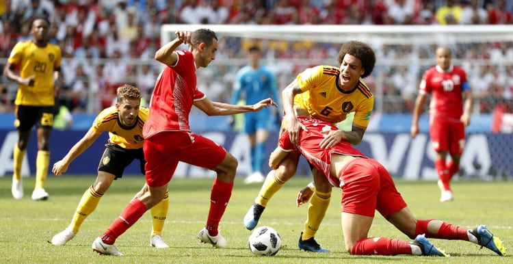 Los belgas no tuvieron dificultades ante el limitado conjunto del norte de África.