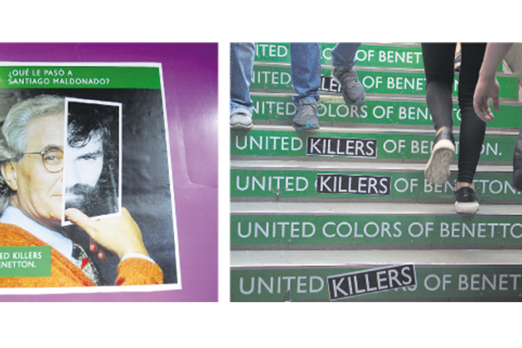 La intervención la hizo un colectivo integrado por investigadores en Ciencias Sociales, artistas y militantes.