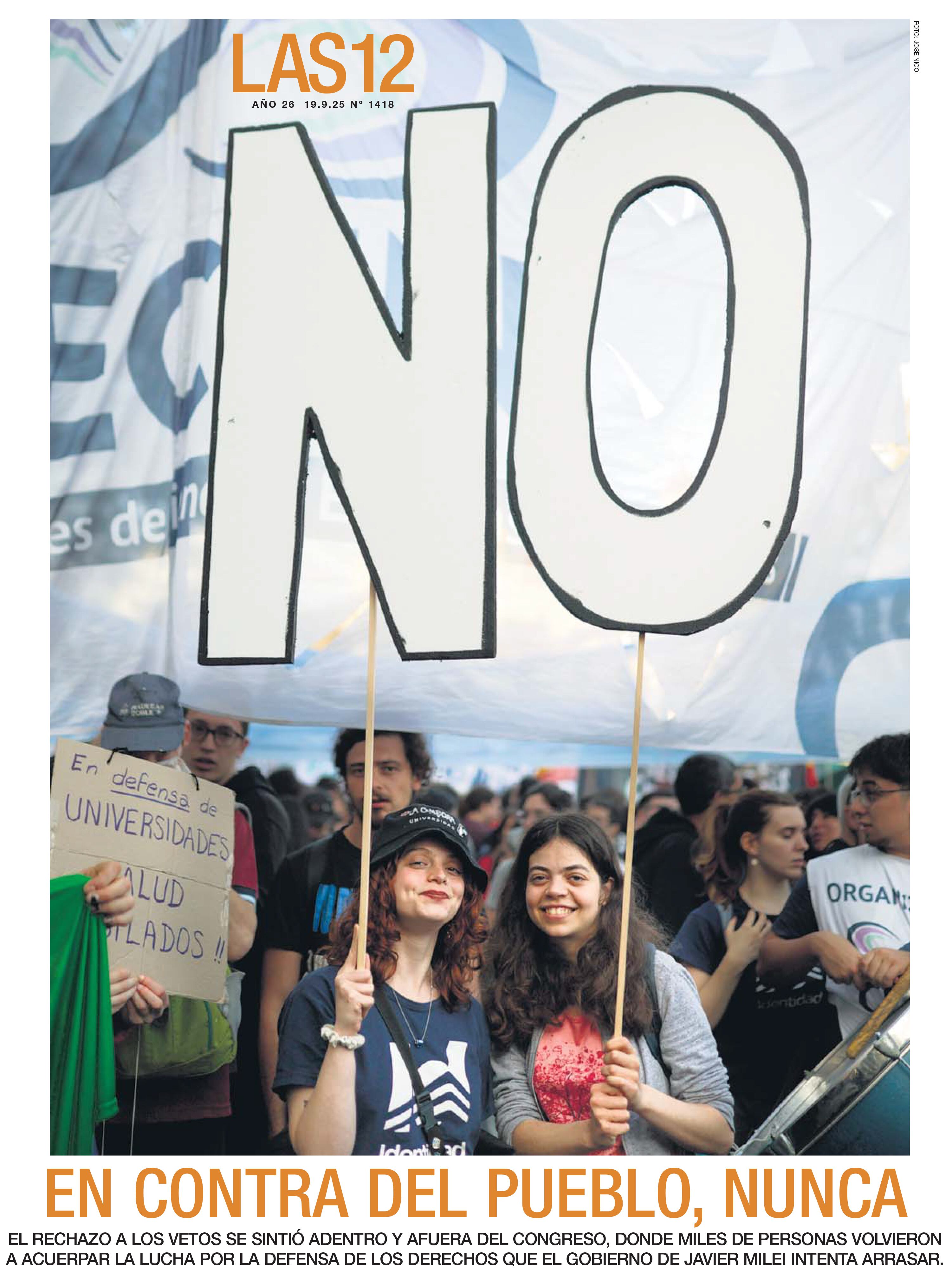 En contra del pueblo, nunca - 18/09/2025