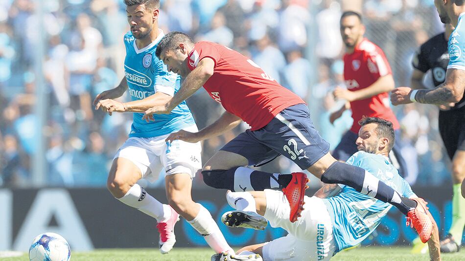 Gigliotti ingresó en el segundo tiempo, pero ayer a la tarde no se le abrió el arco.