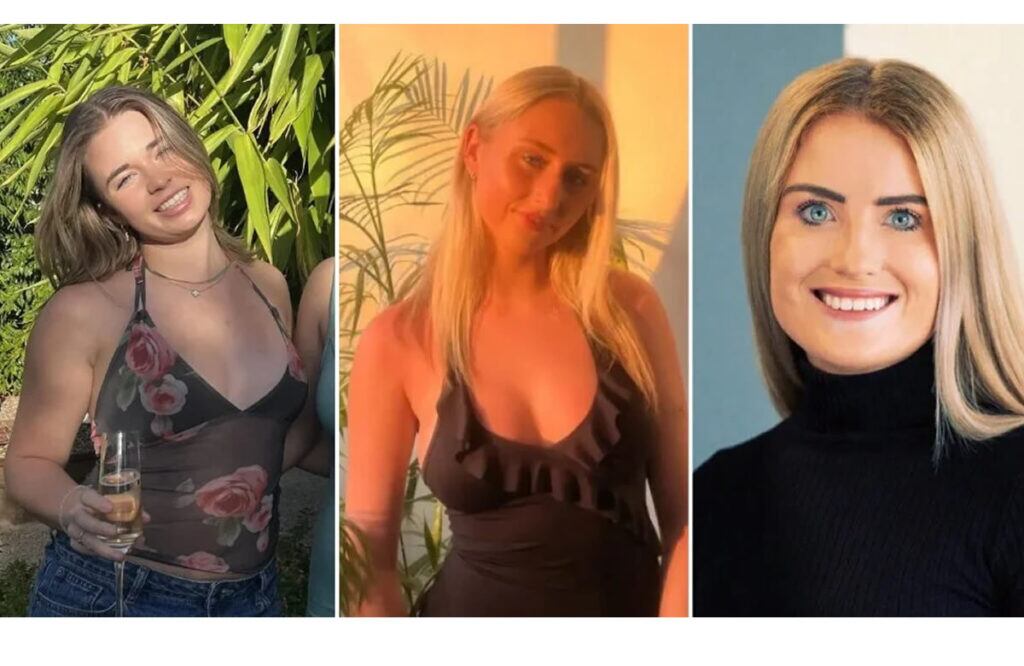 Holly Bowles, de 19 años, Bianca Jones, (19) y Simone White (28), tres de las seis turistas que murieron en Laos.