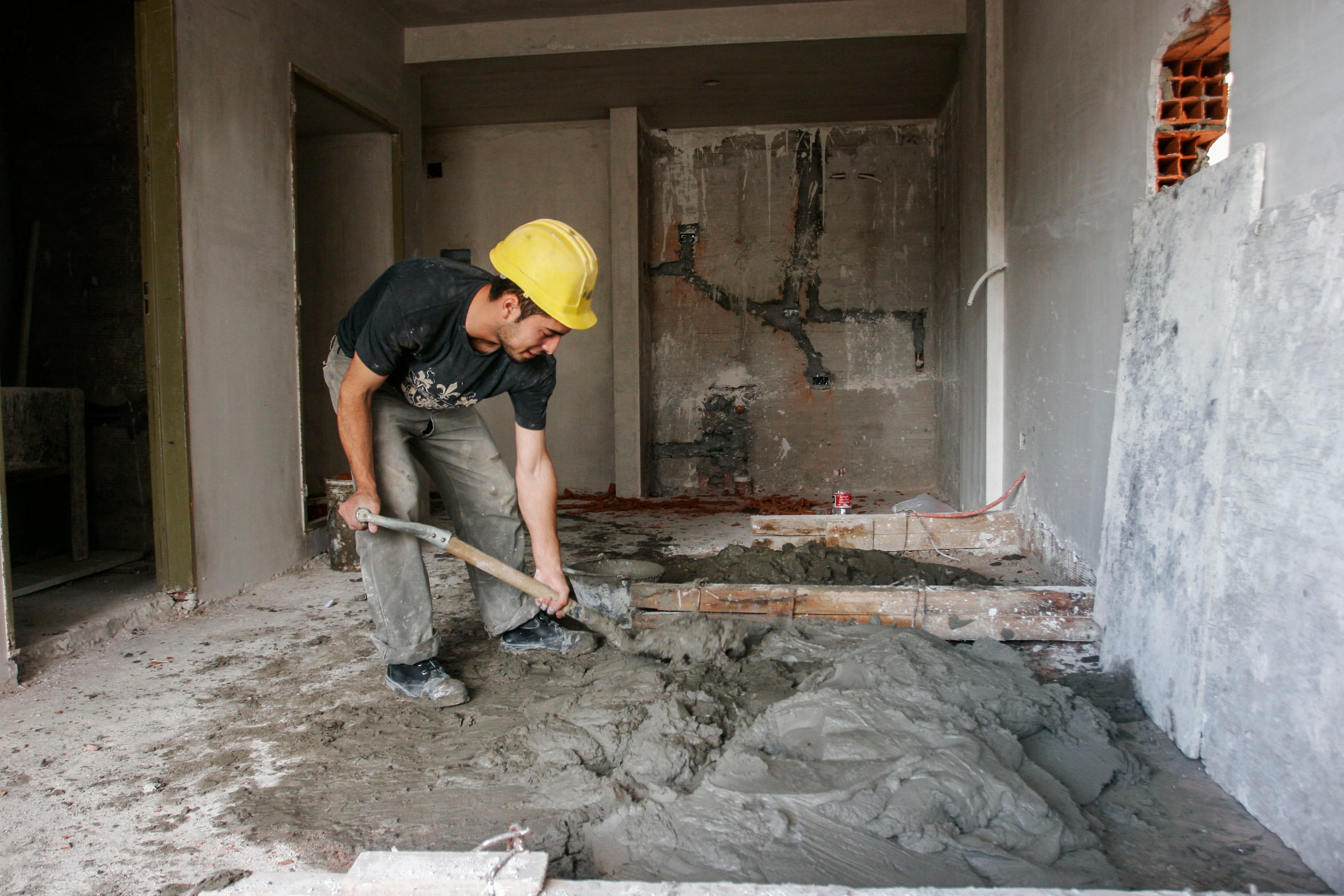 La construcción cayó 7,9 por ciento el año pasado.