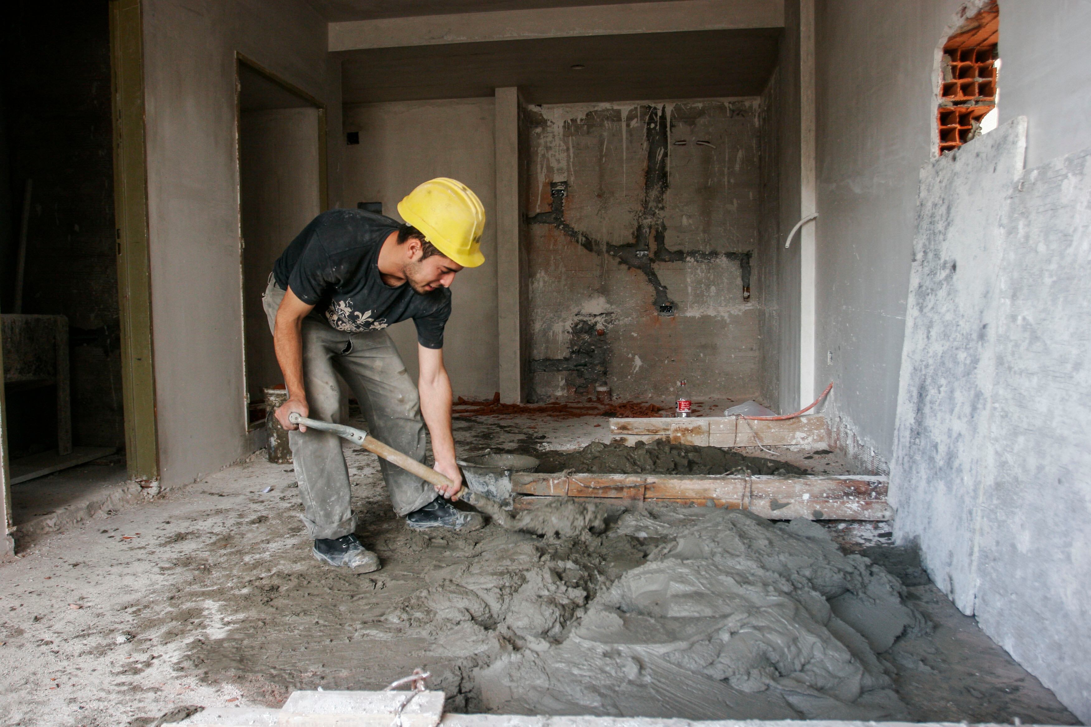 La construcción cayó 7,9 por ciento el año pasado.