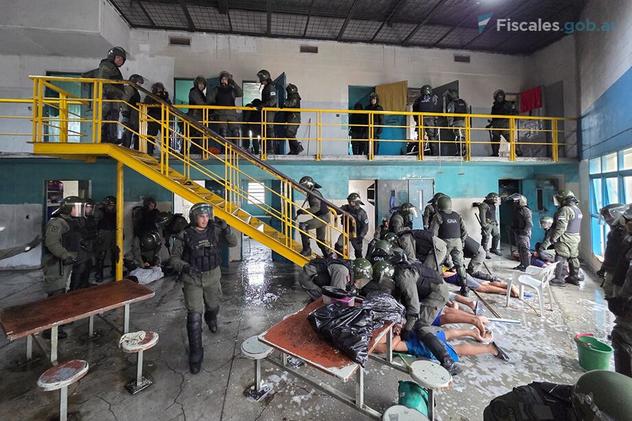 Allanamiento en el penal, el 10 de junio