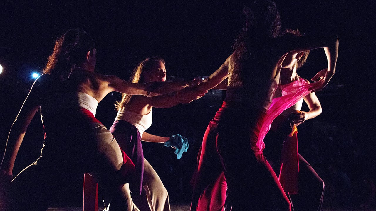 Mudanceras en acción. "Ombilia" es el fruto de un largo proceso de creación colectiva.