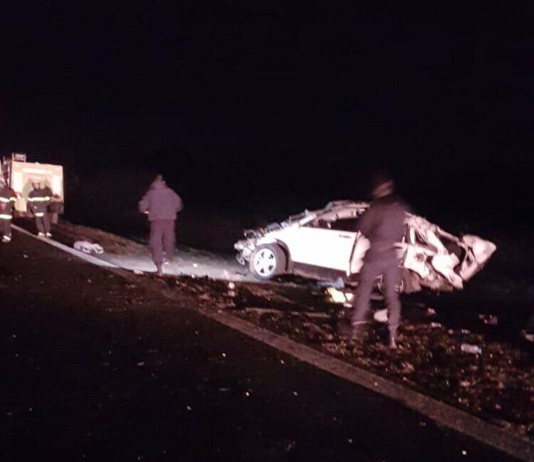 Así quedó la camioneta de "El Pepo".