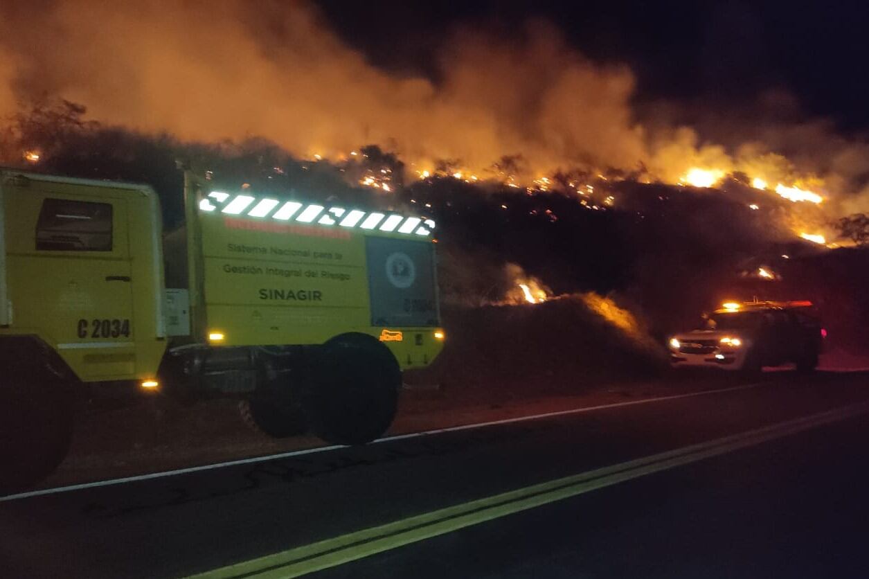 La Cébila (Foto Brigada de Incendios Forestales)