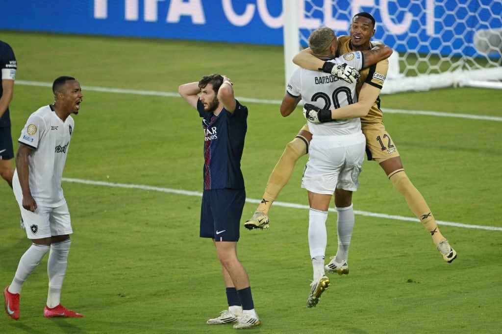 Botafogo derrotó al poderoso PSG en la segunda fecha del grupo B