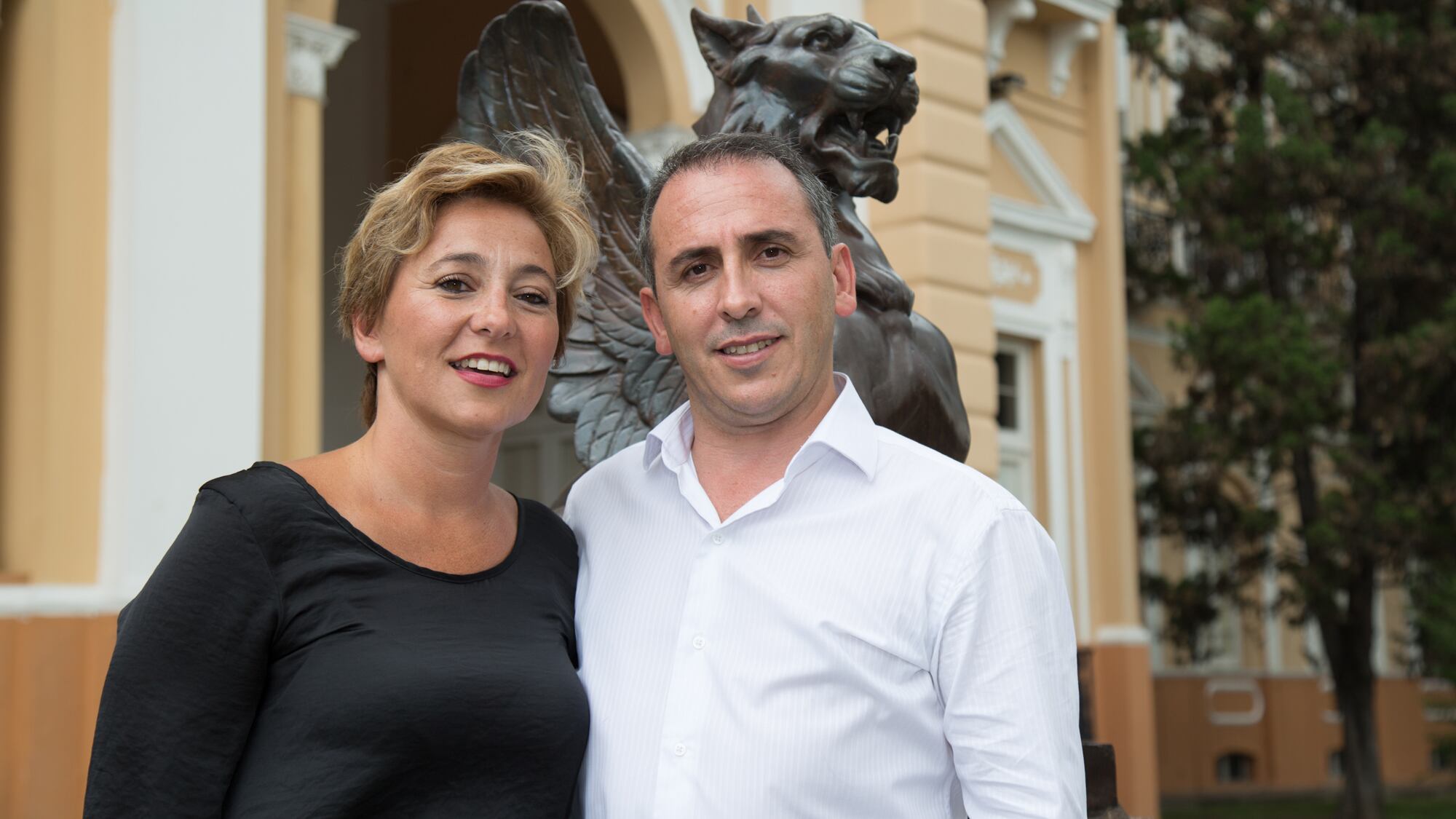 Mariela y Marcelo Morante.