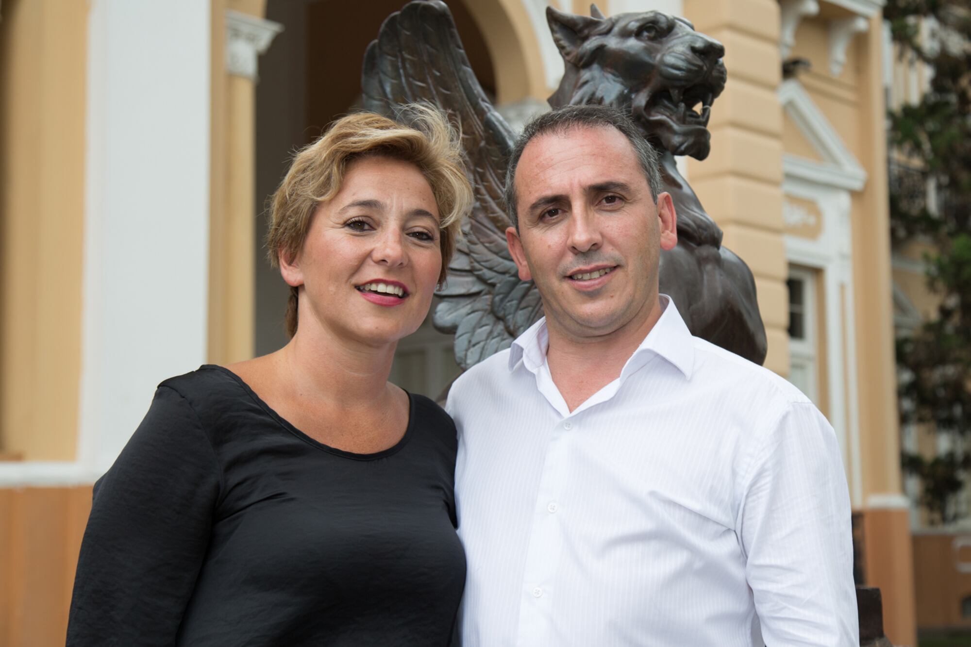 Mariela y Marcelo Morante.