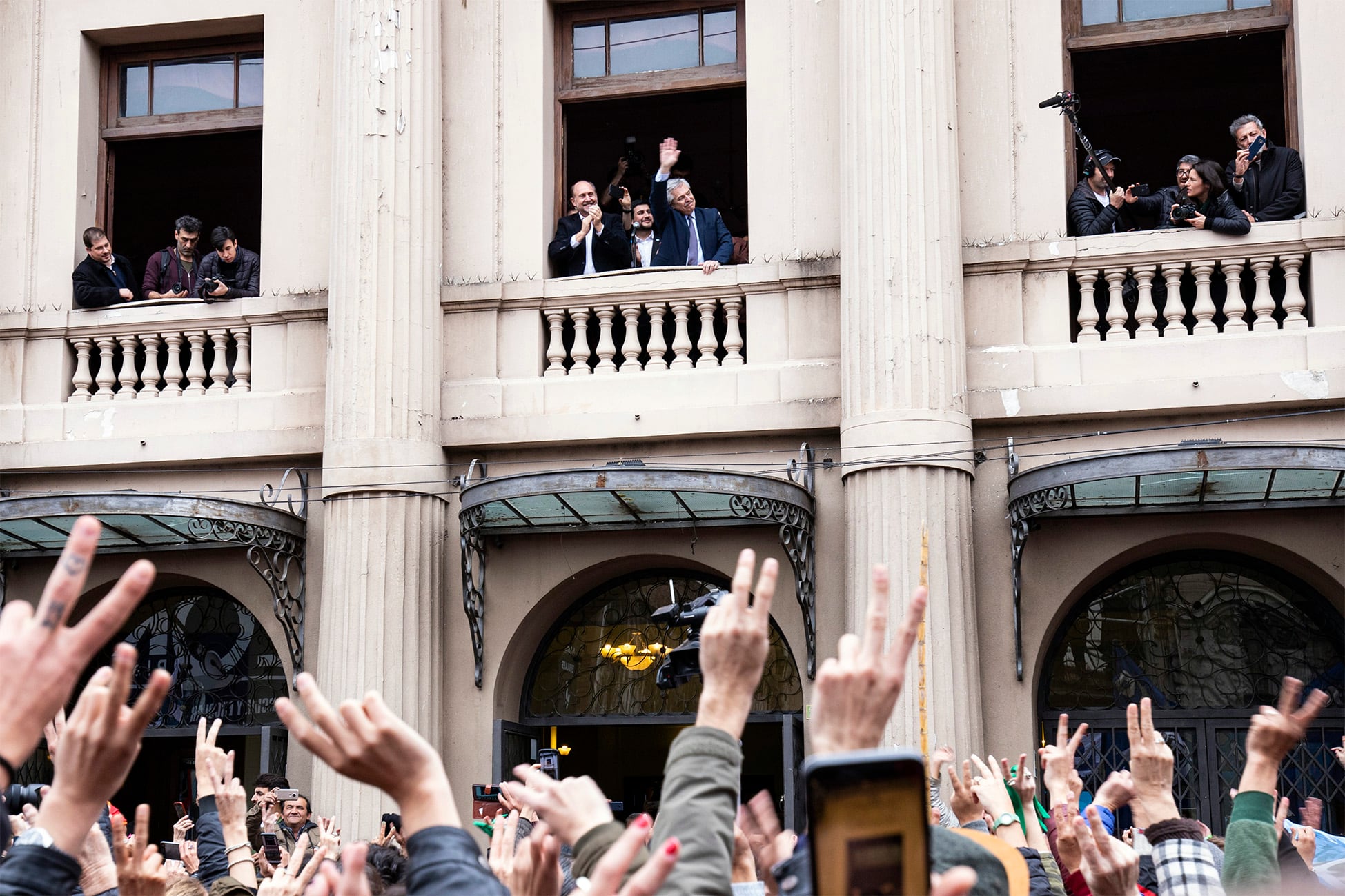 Fernández escuchó a distintos sectores.