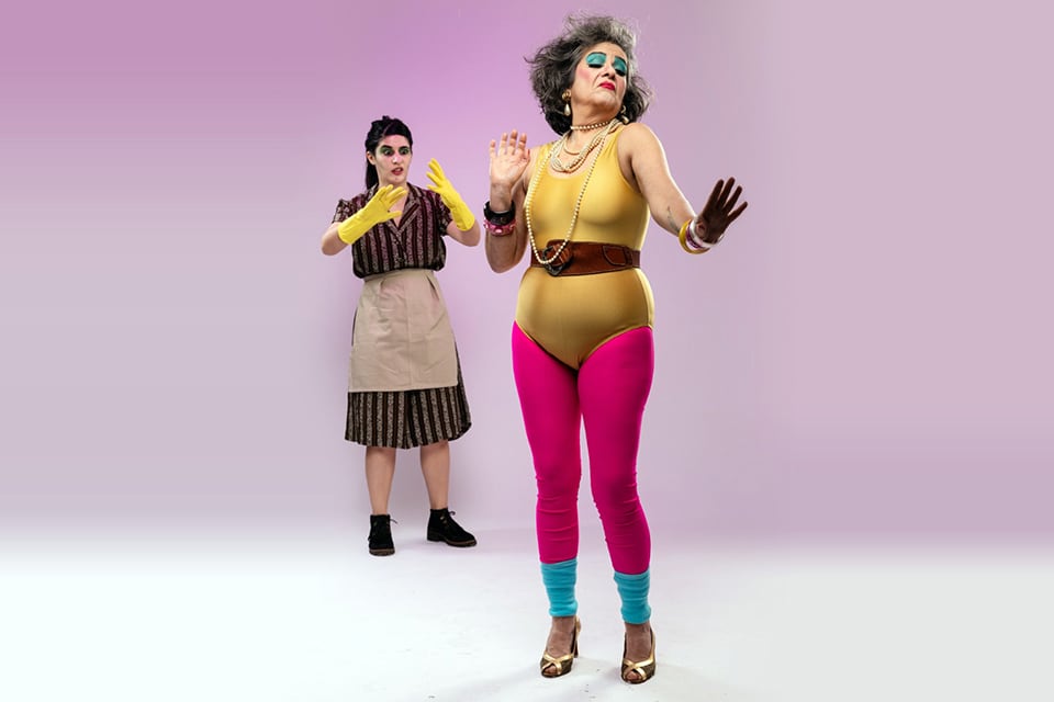 María Caila, Paula Bertazzo, la señora y la mucama.