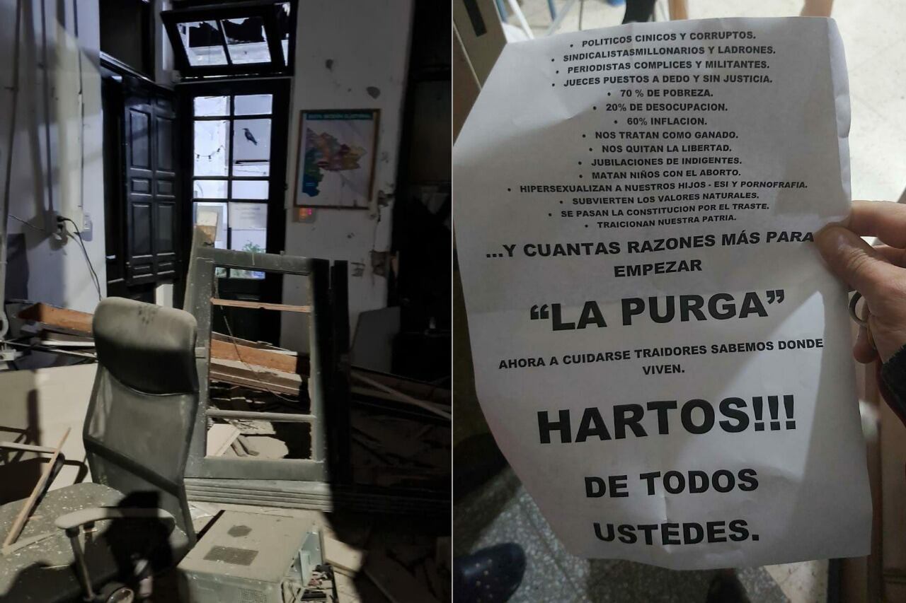 Desde el Frente de Todos denunciaron que se trató de “un acto de violencia política inédito”.