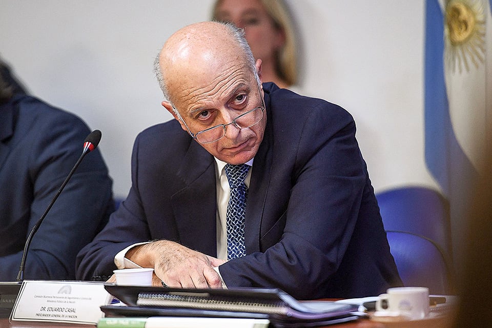 Eduardo Casal, procurador general de la nación interino.