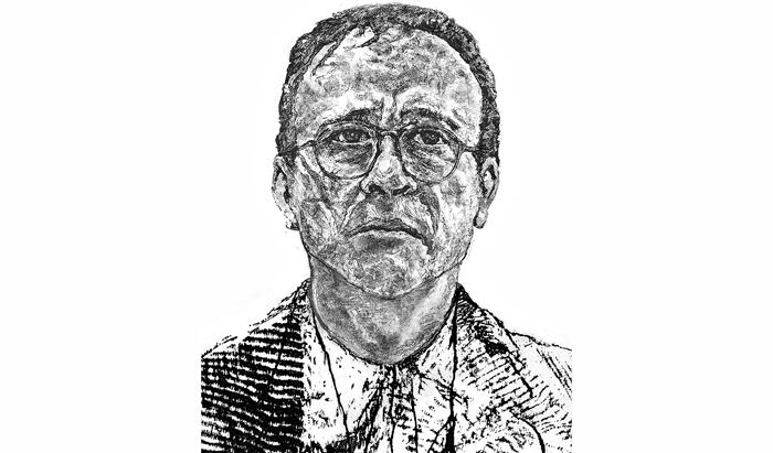 Autorretrato de Aníbal Cedrón.