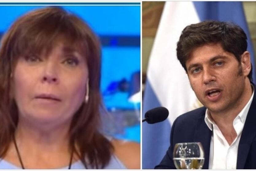 Silvia Mercado y Axel Kicillof