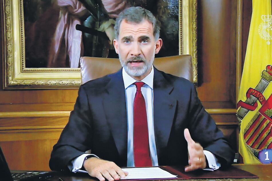 Podemos criticó que el rey no hiciera una mención de los heridos.