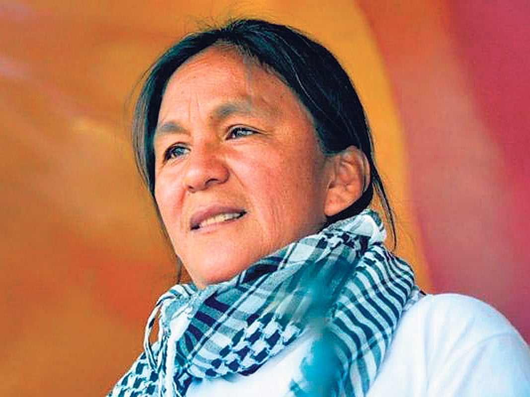 Milaro Sala, dirigente de la agrupacion Tupac Amaru, está presa en Jujuy desde enero.