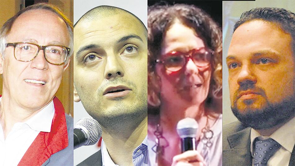 De izquierda a derecha, Guillermo Nielsen, Alvarez Agis, Cecilia Todesca y Matías Kulfas.