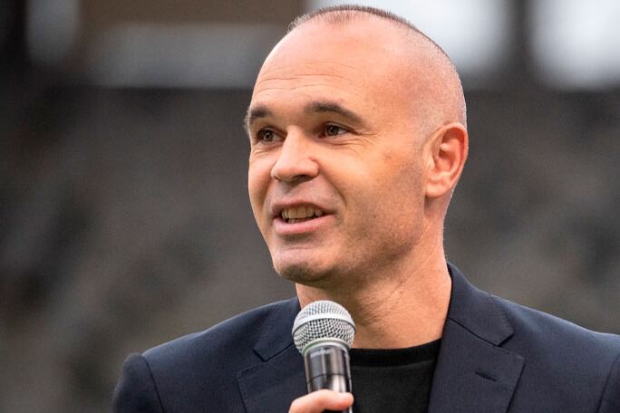 El volante español Andrés Iniesta