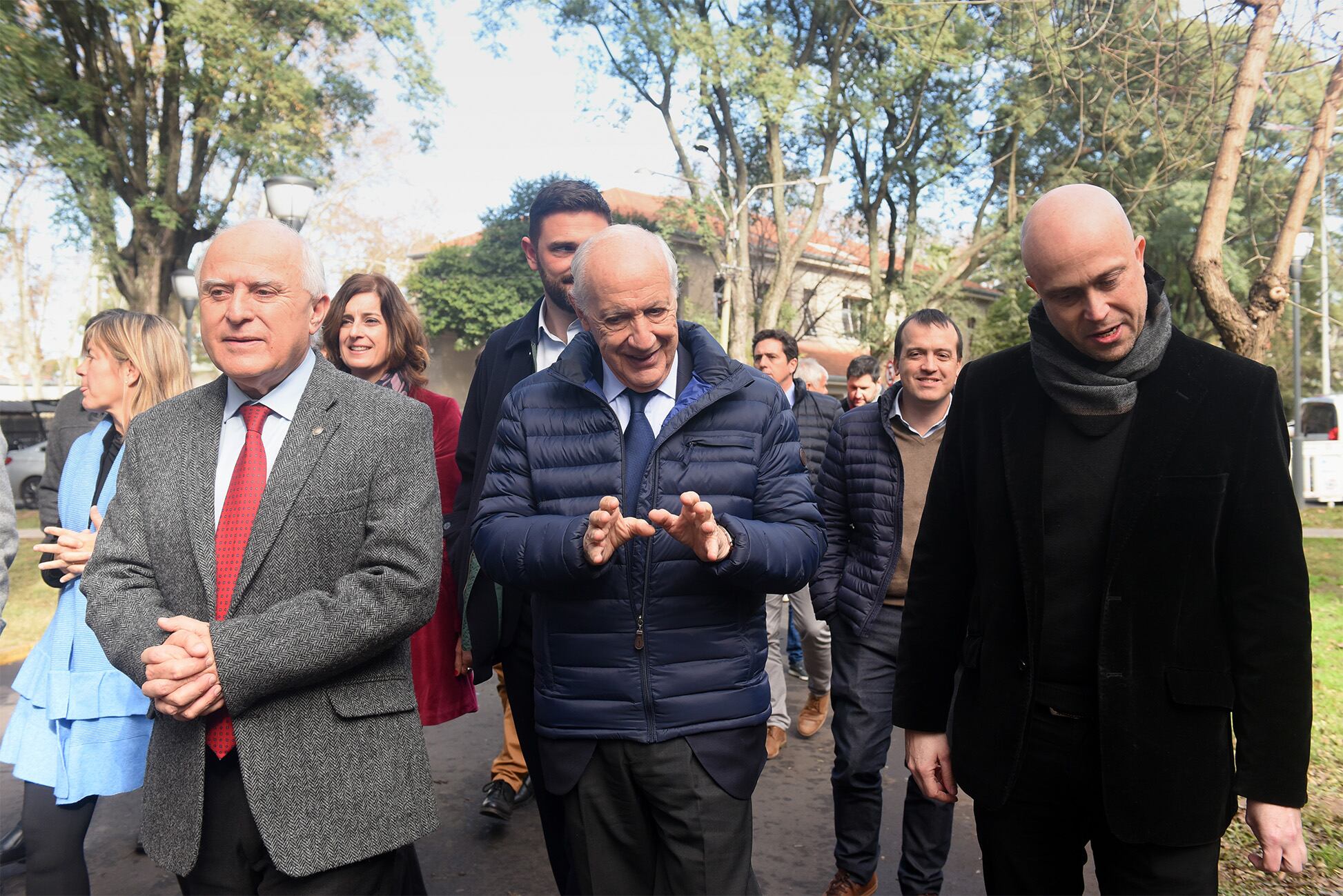 Lavagna recorrió con Lifschitz el Polo Teconológico.
