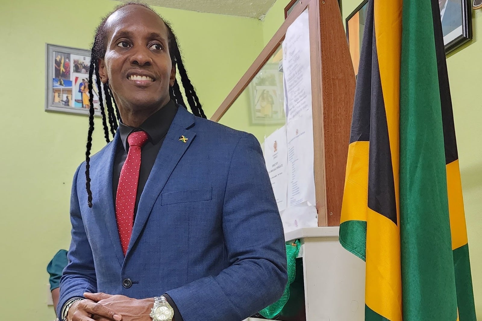 El viceministro de Asuntos Exteriores jamaicano Alando Terrelonge