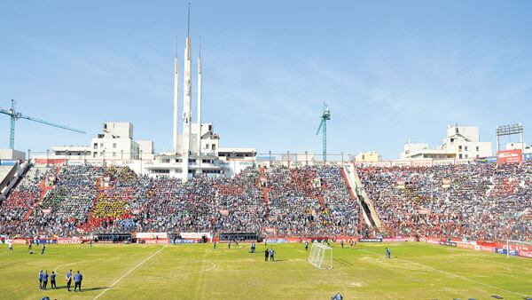 El público se presentó en gran cantidad en la cancha de Huracán en Parque Patricios.