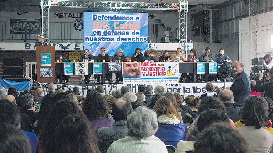La consigna del encuentro fue “Defendamos a Gils Carbó en defensa de nuestros derechos”.
