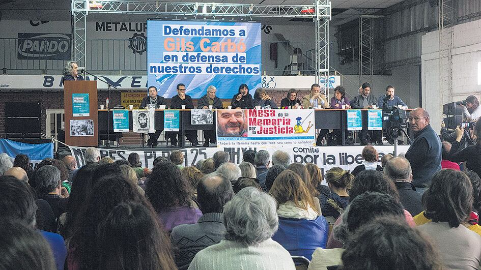 La consigna del encuentro fue “Defendamos a Gils Carbó en defensa de nuestros derechos”.